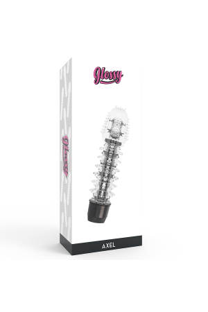 GLOSSY AXEL VIBRATOR BLACK