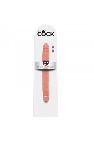 KING COCK SLIM DOUBLE DILDO