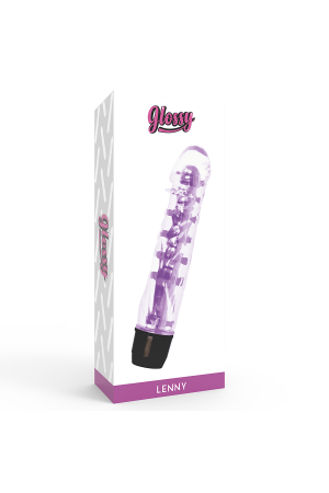 GLOSSY LENNY VIBRATOR PURPLE