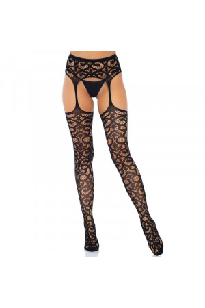 LEG AVENUE SCROLL LACE...