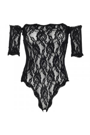 LEG AVENUE LACE TEDDY AND...