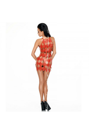 ME-SEDUCE GWEN DRESS RED S/M