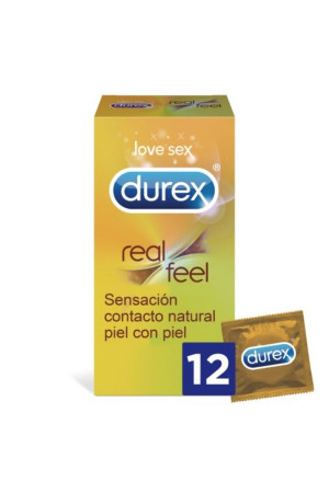 DUREX REAL FEEL 12 UNITS