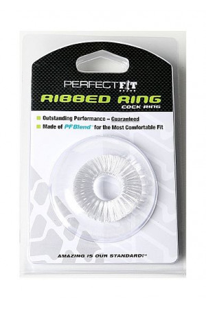 PERFECT FIT RIBBED RING CLEAR