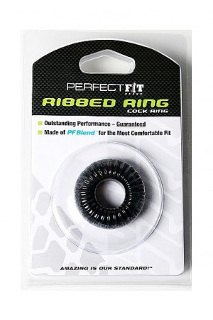 PERFECT FIT RIBBED RING BLACK