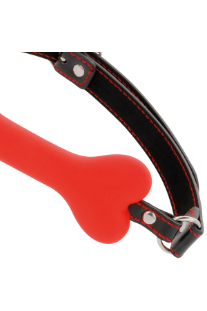 DARKNESS BONE GAG SILICONE RED