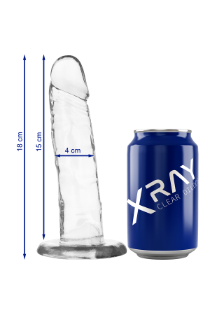 XRAY CLEAR COCK  18CM X 4CM