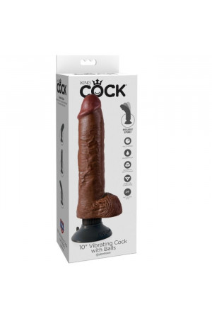 KING COCK 25.5 CM VIBRATING...