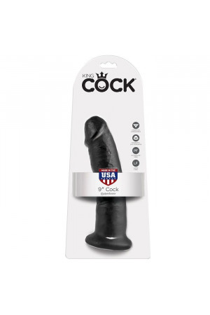 KING COCK 9" COCK BLACK...