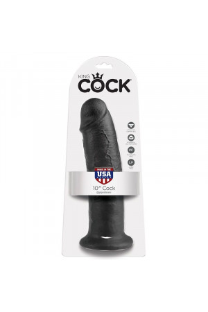 KING COCK 10" COCK BLACK...