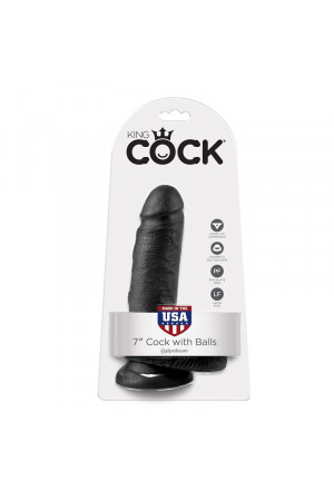 KING COCK 7" COCK BLACK...