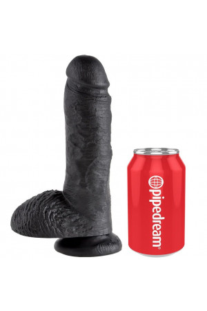 KING COCK 8" COCK BLACK...