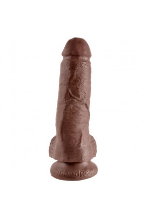 KING COCK 8" COCK BROWN...