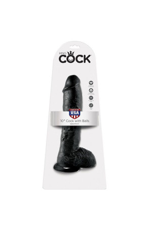 KING COCK 10" COCK BLACK...