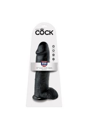 KING COCK 12" COCK BLACK...