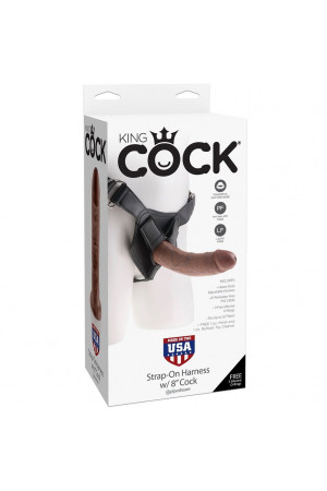 KING COCK HARNESS 7" COCK