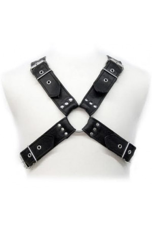 LEATHER BODY BUCKLES HARNESS