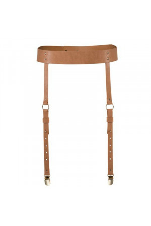 MAZE - SUSPENDER BELT BROWN