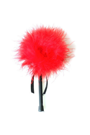 SECRETPLAY RED MARABOU DUSTER