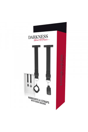 DARKNESS  BONDAGE DOOR CUFFS