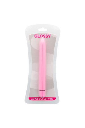 GLOSSY SLIM VIBRATOR PINK