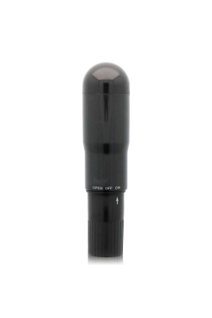 GLOSSY POCKET VIBRATOR BLACK