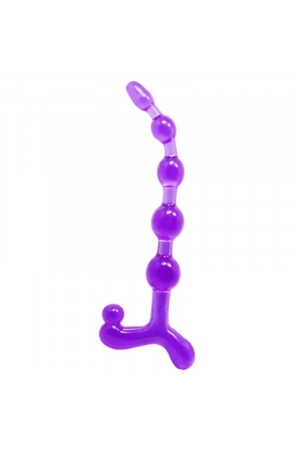 BENDY TWIST ANAL BEADS PURPLE