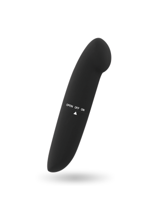 GLOSSY PHIL VIBRATOR BLACK