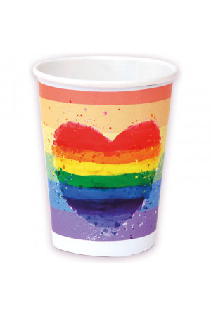 PRIDE - SET 8 LGBT FLAG CUPS