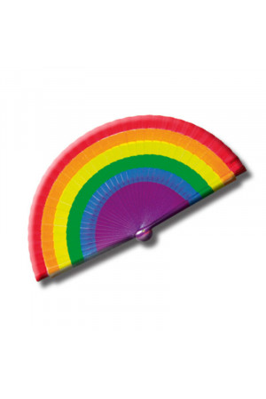 PRIDE - LGBT FLAG PLASTIC FAN