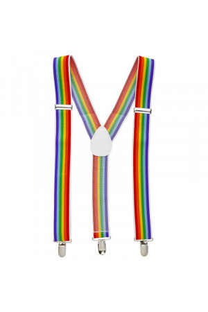 PRIDE - LGBT FLAG SUSPENDERS