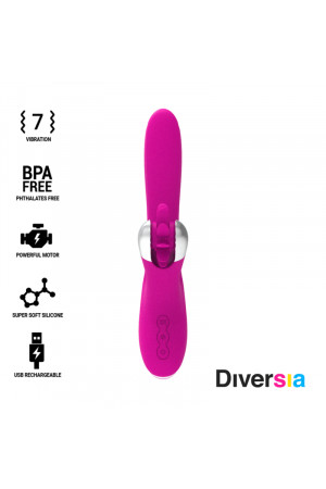 DIVERSIA BUNNY VIBRATING 24 CM