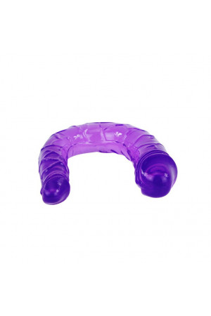 DOUBLE FLEXIBLE DILDO PURPLE