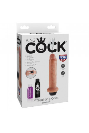 KING COCK 17.8 CM SQUIRTING...