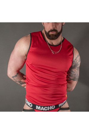 MACHO RED T-SHIRT L/XL