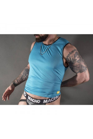 MACHO BLUE T-SHIRT L/XL