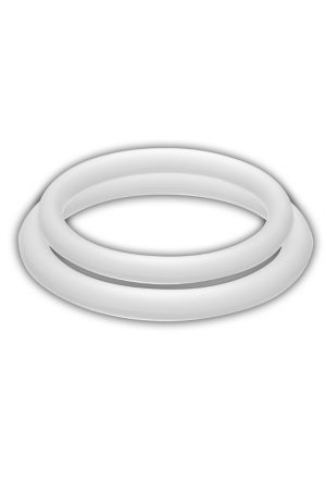 POTENZ DUO RINGS MEDIUM WHITE