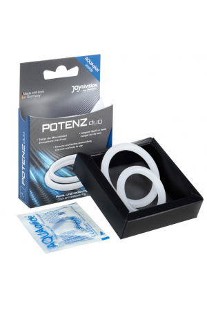 POTENZ DUO RINGS MEDIUM WHITE