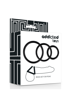 ADDICTED TOYS RINGS SET FOR...