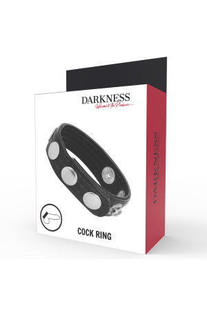 DARKNESS LEATHER COCKRING