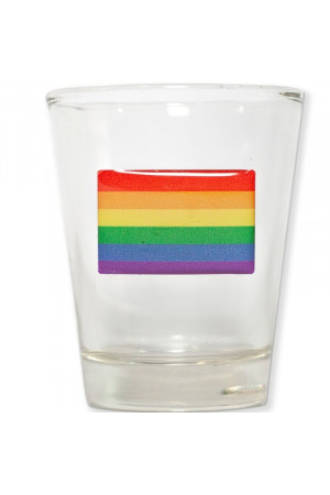 PRIDE - CUBIC GLASS SHOT GLASS