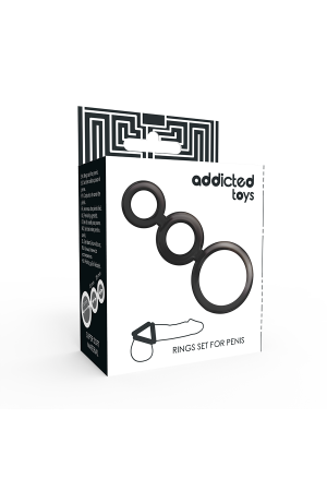 ADDICTED TOYS RINGS SET FOR...