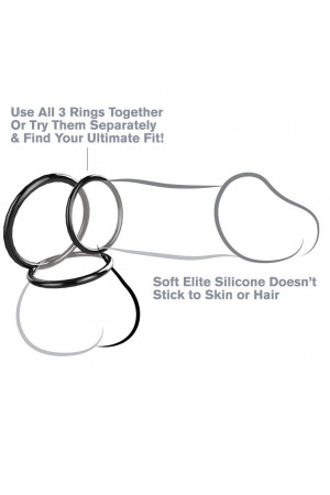 FANTASY C-RINGZ SILICONE 3...