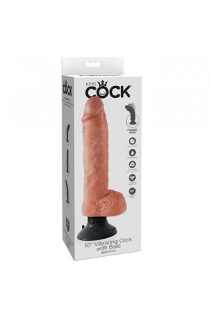 KING COCK 25.5 CM VIBRATING...