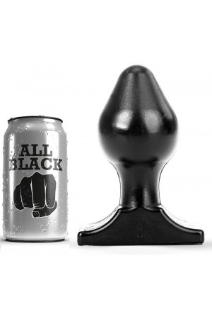 ALL BLACK ANAL PLUG 16X8CM